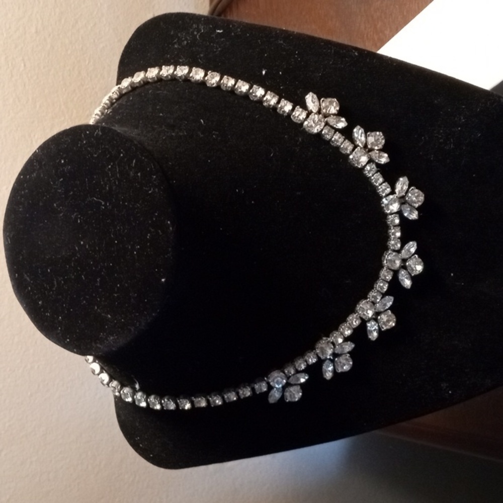 COPY - VINTAGE WEISS FAUX DIAMOND NECKLACE